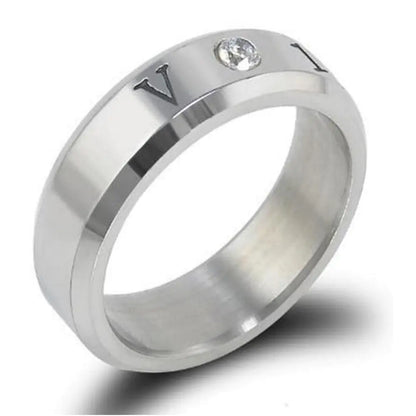 BTS Stainless Steel Dual-Use Ring and Necklace