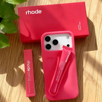 Rhode Lemontini Lip Gloss iPhone Case