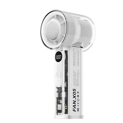 CoolBreeze™ Mini Fan ❄️ — Foldable, Portable & Rechargeable