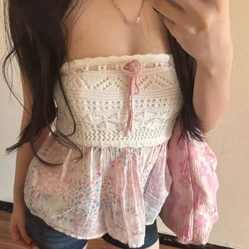 Y2k Vintage Harajuku Crop Tops