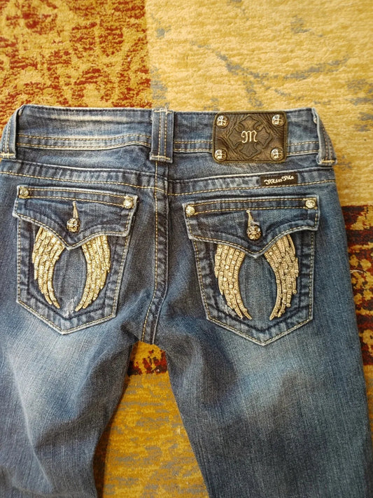 Y2k 2000s Bootcut Wing Flap Jeans