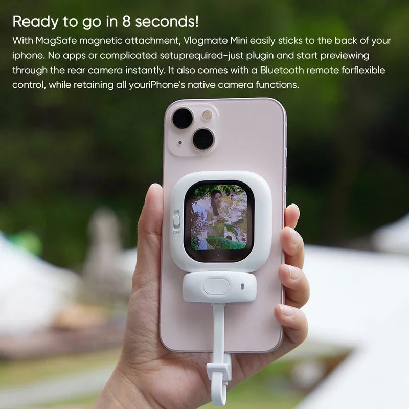 VlogView™ Selfie Monitor 📱✨ — See Yourself on Back Camera