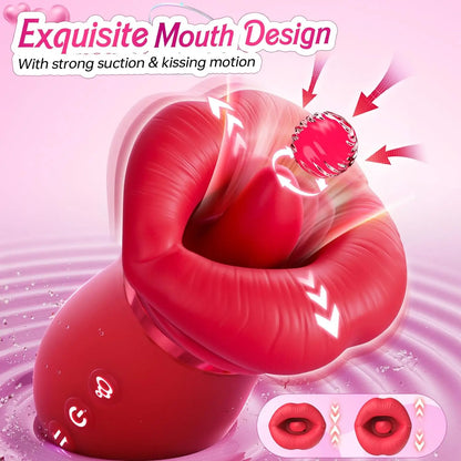 10 Tongue Licking Rose Toy