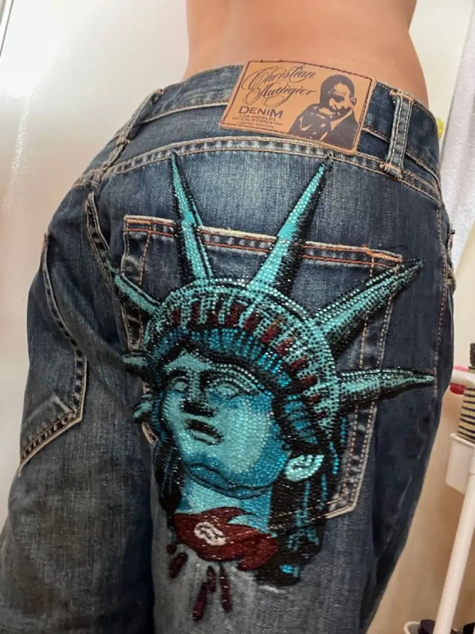 Y2k 2000s Bootcut Wing Flap Jeans