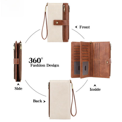 Long Wallet 💖 — RFID Protection, Elegant Style