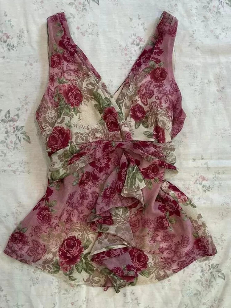 Vintage's Halter Lace Blouse