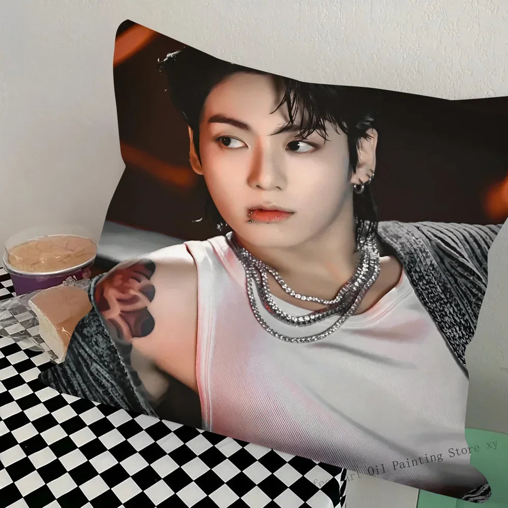 1PC Singer Jungkook Pillow Case