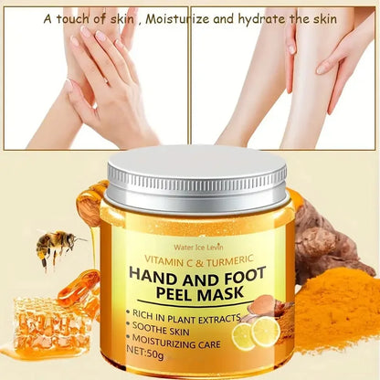 Vitamin C & Turmeric Hands and Feet Wax Mask: