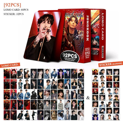 92 PCS Jungkook Photocards Set