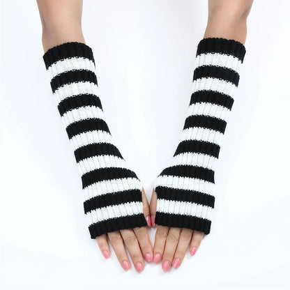 Y2K Fashion Women's Knitted Fingerless Arm Warmers