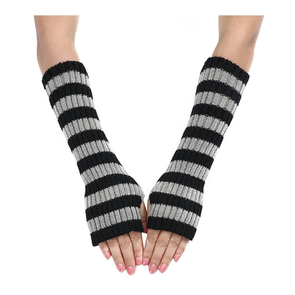 Y2K Fashion Women's Knitted Fingerless Arm Warmers