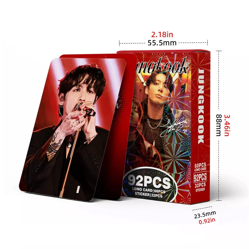 92 PCS Jungkook Photocards Set