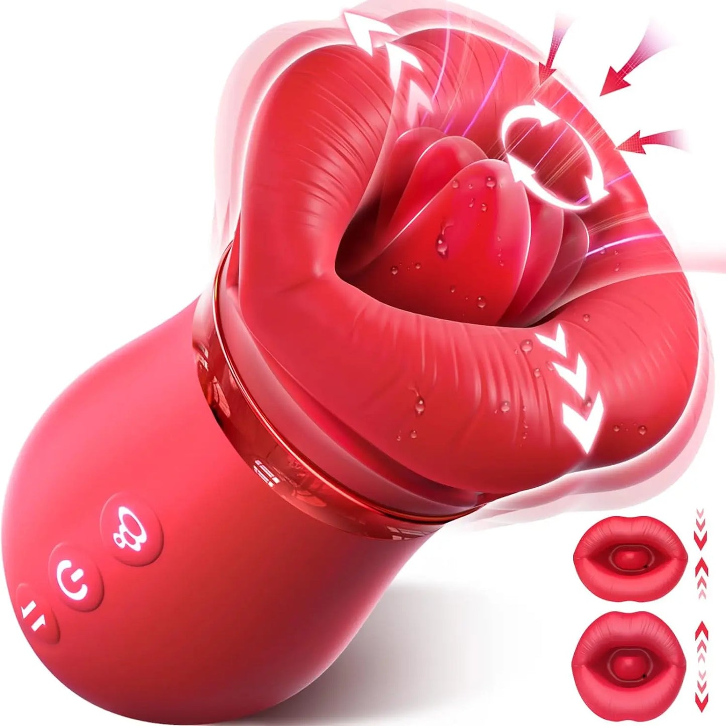 10 Tongue Licking Rose Toy