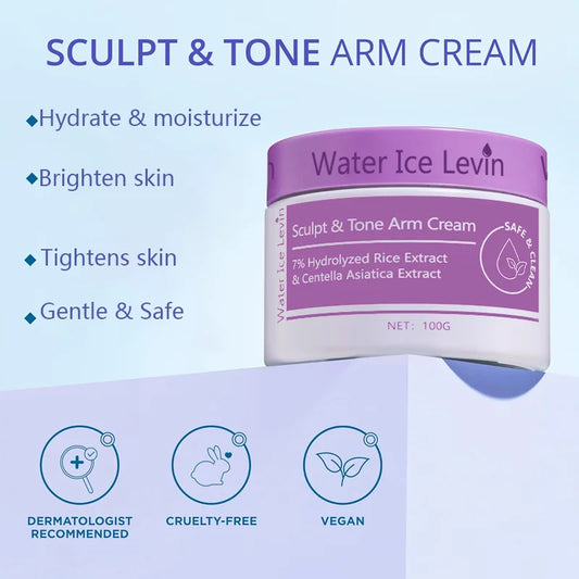 Sculpt & Tone Arm Firming Cream 100g with 7% Rice Extract & Centella,