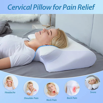 RestRelief Orthopedic Neck Pain Cervical Ergonomic Pillow