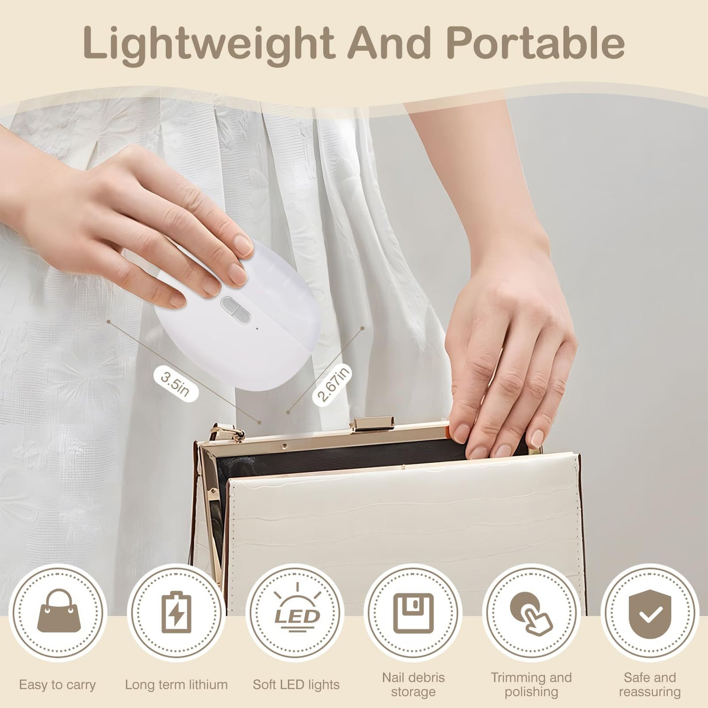 2-in-1  Electric Nail Scissors