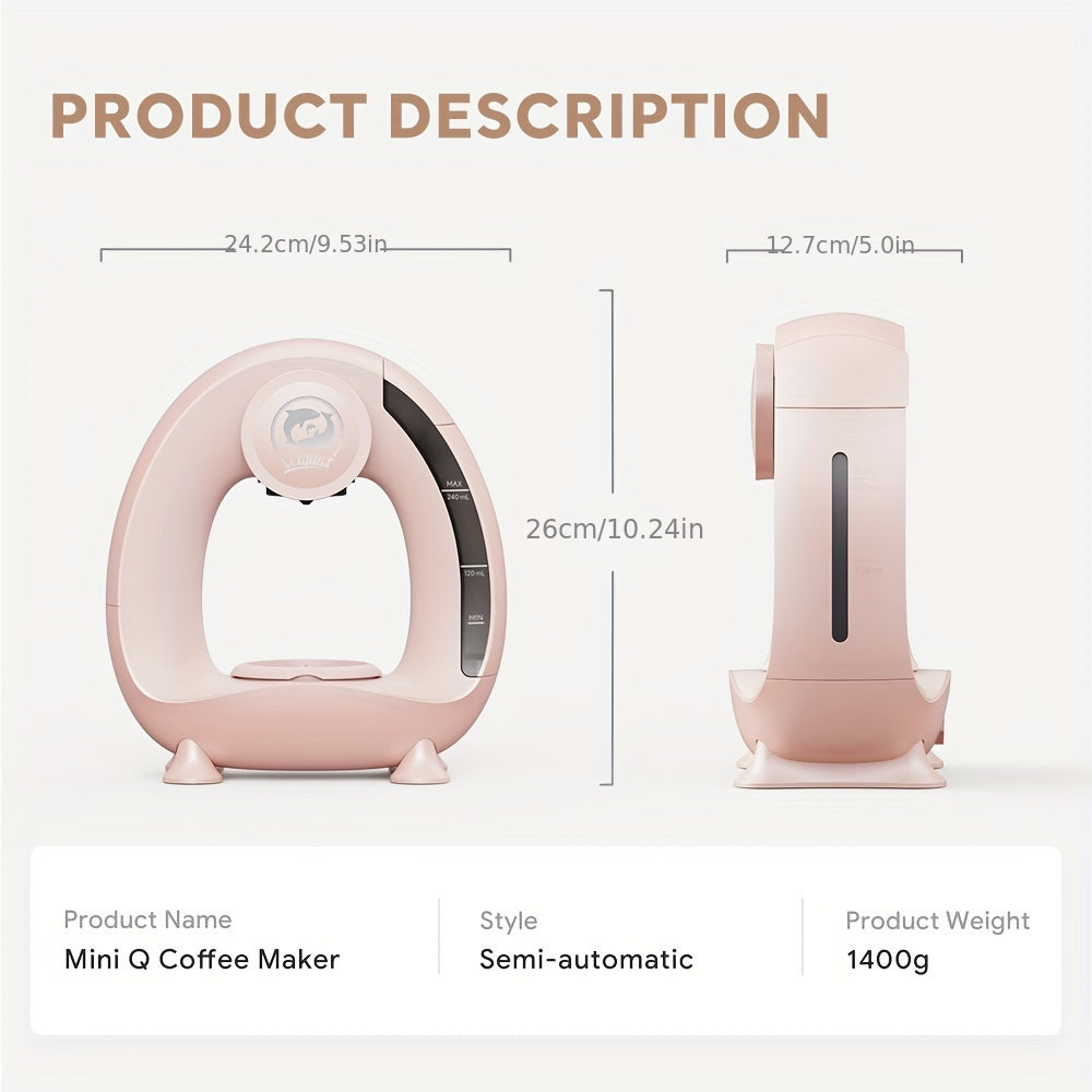2 in 1 Single Serve Coffee Maker Compatible With K Cup & Ground Coffee