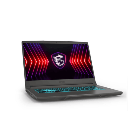 MSI Thin 15.6" FHD 144Hz Gaming Laptop – Intel Core i5, RTX 3050, Gray (2024 Edition)