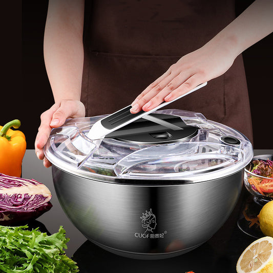 Stainless Steel 304 Press Salad Dehydrator