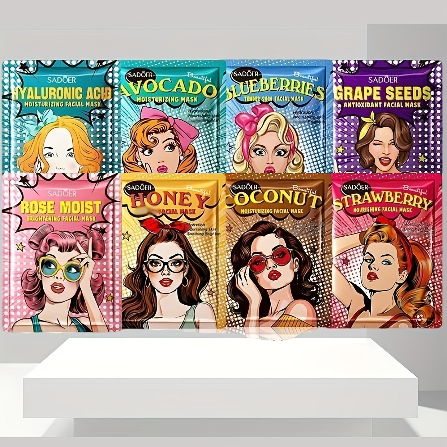 8 Cute Moisturizing Facial Masks