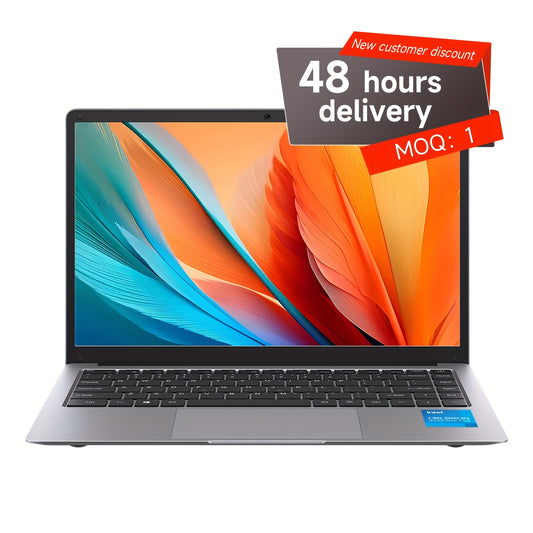 14 Inch Ultra-thin Business Full HD Display Laptop with Intel Intel Celeron Processor N Series, Apollo Lake N3350, 1980 HD Resolution, 6GB LPDDR4 RAM 320GB SSD Lightweight Portable Laptop, Gift for Family And Frien