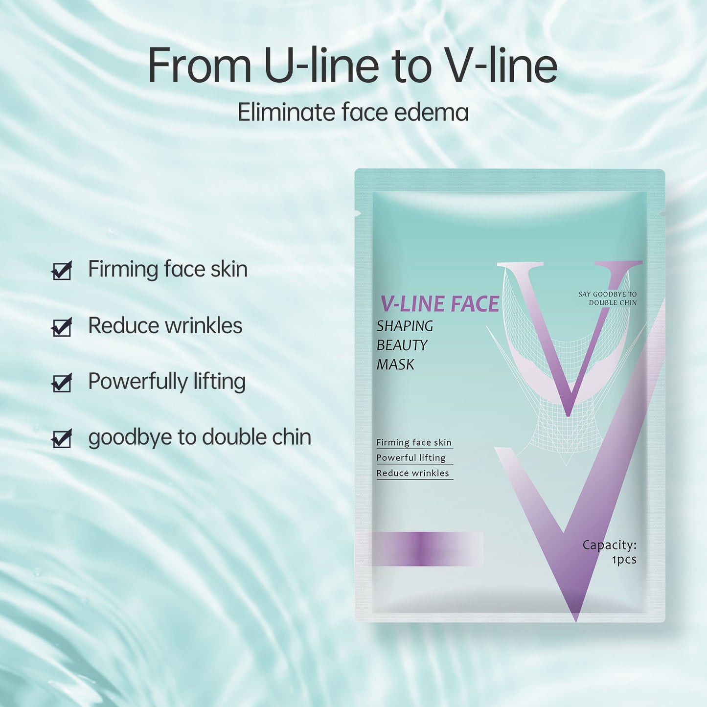 Hydrogel V-Face Mask