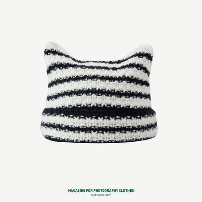 Sweet and Cute Thermal Knitted Cap