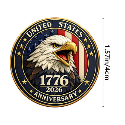 250th Anniversary 3D Embossed Commemorative Coin