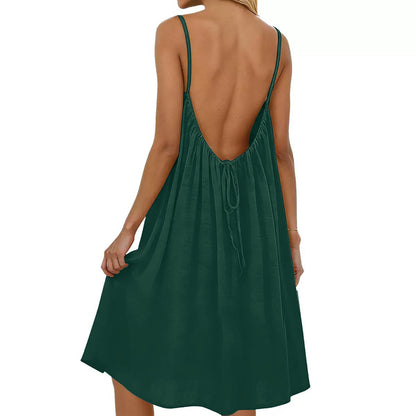 Women's Backless Cami Dress