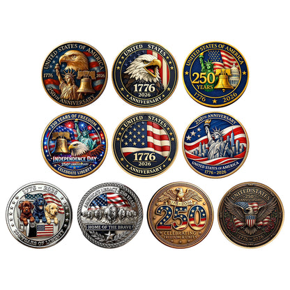 250th Anniversary 3D Embossed Commemorative Coin