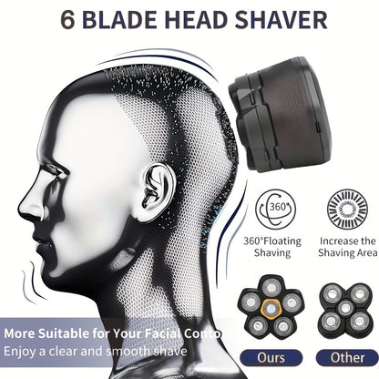 6D Bald Electric Shaver
