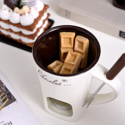 Ceramic Pot Stove Hot Chocolate Cup