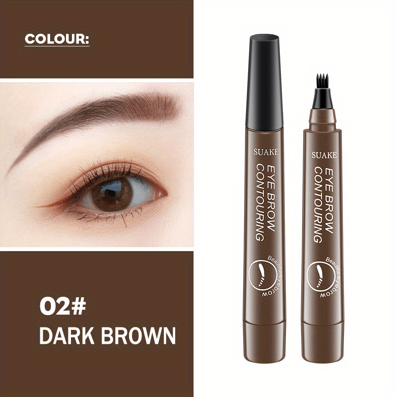 1pc Microblading Eyebrow Pencil with a Micro-Fork Tip Applicator