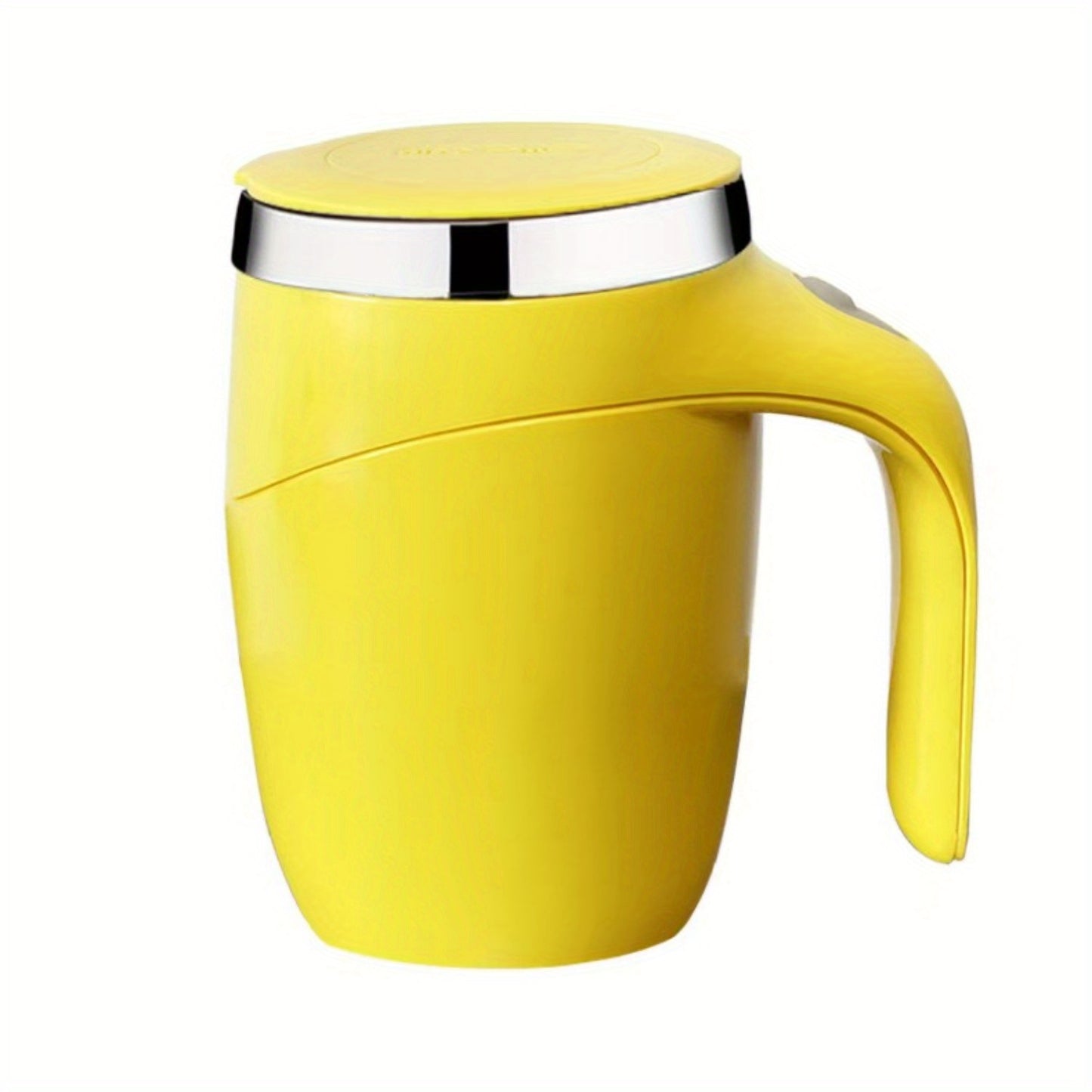 12.85 oz Stainless Steel Self-Stirring Coffee Mug