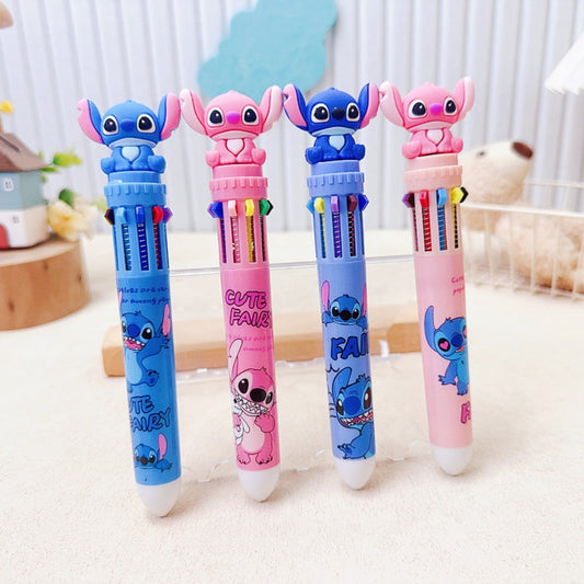 1 Set Stitch 10-Color Gel Pen