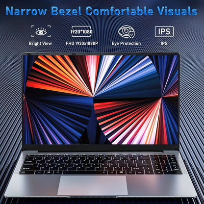 15.6'' Laptop Computer, N4000 Processor Laptops