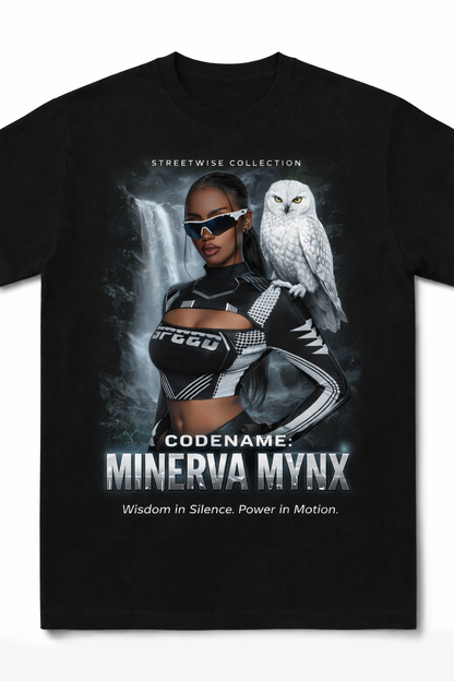 Code name Mynerva Mynx Wisdom in Silence, Power in Motion T-Shirt