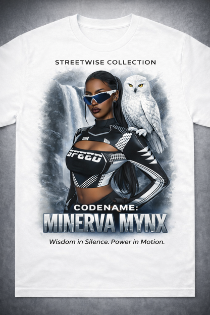 Code name Mynerva Mynx Wisdom in Silence, Power in Motion T-Shirt