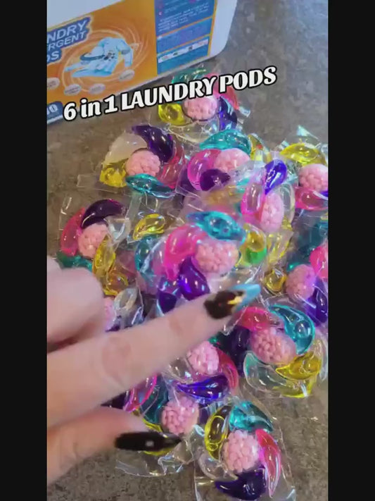 6-in-1 Laundry Gel Beads - 200g/300g/600g Pack