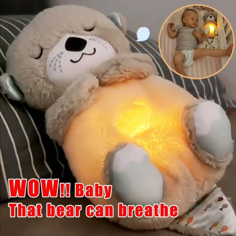 Soft Rhythmic Breathing Plush Teddy Bear